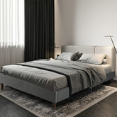 Bed Frame Mattress Foundation (Dark Grey) – Single